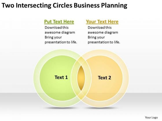 Intersecting Circles Business Planning For Small PowerPoint Slides Intersecting Circles Business Planning For Small PowerPoint Slides