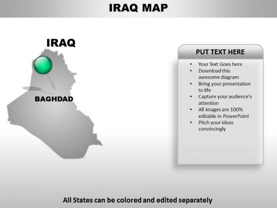 Iraq Country PowerPoint Maps Iraq Country PowerPoint Maps