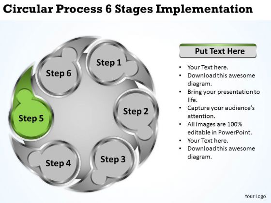 It Business Strategy Circluar Process 6 Stages Implementation Development It Business Strategy Circluar Process 6 Stages Implementation Development