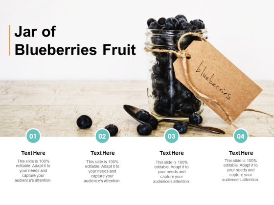 Jar Of Blueberries Fruit Ppt Powerpoint Presentation Styles Template