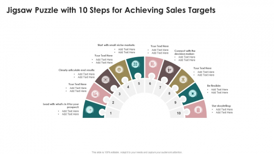 Jigsaw Puzzle With 10 Steps For Achieving Sales Targets Guidelines PDF Jigsaw Puzzle With 10 Steps For Achieving Sales Targets Guidelines PDF