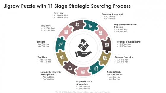 Jigsaw Puzzle With 11 Stage Strategic Sourcing Process Formats PDF Jigsaw Puzzle With 11 Stage Strategic Sourcing Process Formats PDF