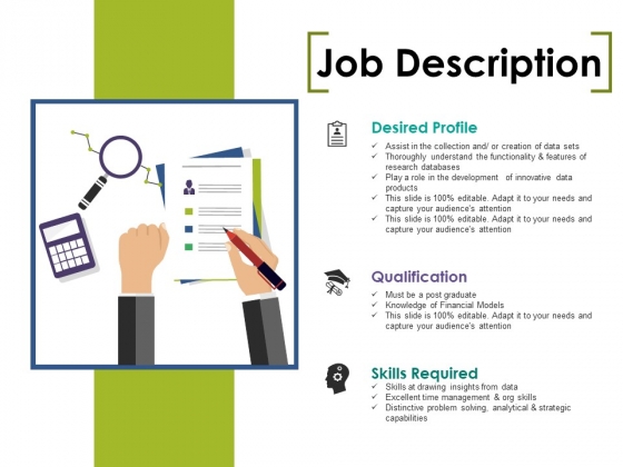 Job Description Ppt PowerPoint Presentation Styles Design Ideas
