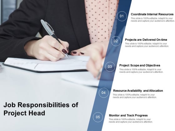 Job Responsibilities Of Project Head Ppt PowerPoint Presentation Infographic Template Gallery