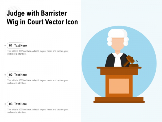 Judge With Barrister Wig In Court Vector Icon Ppt PowerPoint Presentation Gallery Deck PDF Judge With Barrister Wig In Court Vector Icon Ppt PowerPoint Presentation Gallery Deck PDF