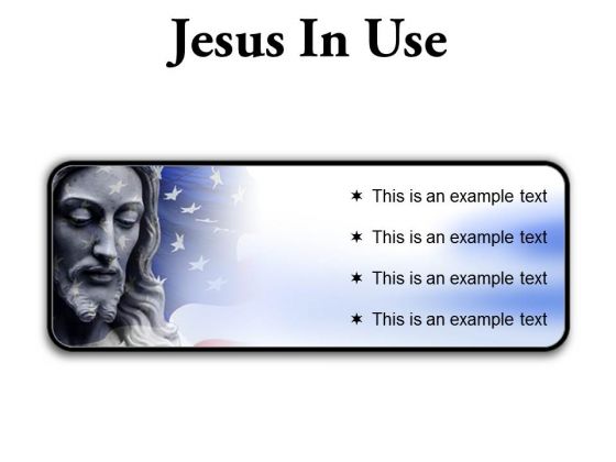 Jesus In Usa Religion PowerPoint Presentation Slides R