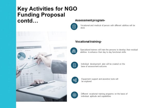Key Activities For NGO Funding Proposal Contd Ppt PowerPoint Presentation Professional Graphics Example Key Activities For NGO Funding Proposal Contd Ppt PowerPoint Presentation Professional Graphics Example