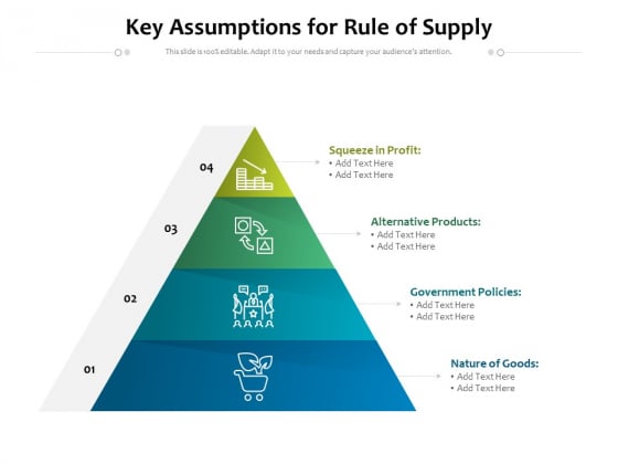 Key Assumptions For Rule Of Supply Ppt PowerPoint Presentation File Visuals PDF Key Assumptions For Rule Of Supply Ppt PowerPoint Presentation File Visuals PDF