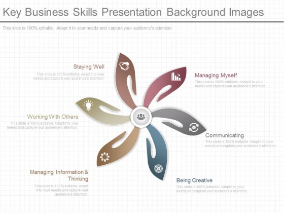 Key Business Skills Presentation Background Images