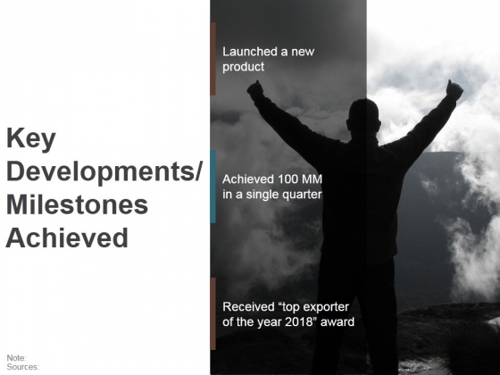 Key Developments Milestones Achieved Ppt PowerPoint Presentation Ideas Summary