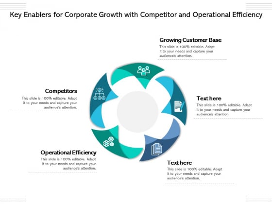 Key Enablers For Corporate Growth With Competitor And Operational Efficiency Ppt PowerPoint Presentation Slides Elements PDF Key Enablers For Corporate Growth With Competitor And Operational Efficiency Ppt PowerPoint Presentation Slides Elements PDF