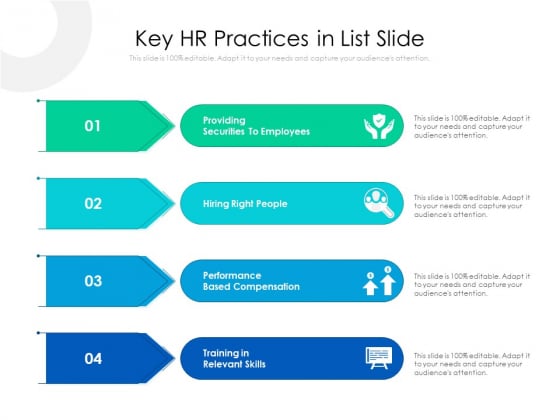 Key HR Practices In List Slide Ppt PowerPoint Presentation File Styles PDF Key HR Practices In List Slide Ppt PowerPoint Presentation File Styles PDF
