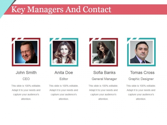 Key Managers And Contact Template 2 Ppt PowerPoint Presentation File Demonstration