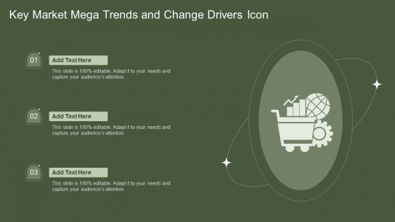 Key Market Mega Trends And Change Drivers Icon Infographics PDF