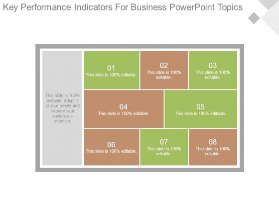 Key Performance Indicators For Business Powerpoint Topics Key Performance Indicators For Business Powerpoint Topics