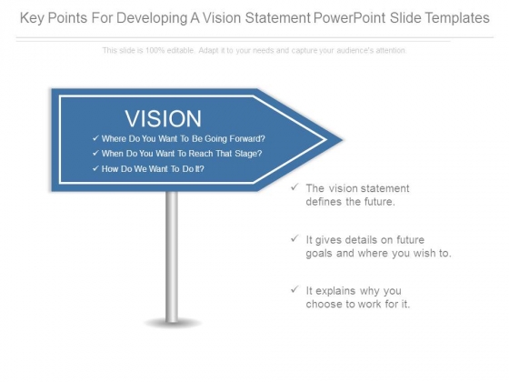 Key Points For Developing A Vision Statement Powerpoint Slide Templates Key Points For Developing A Vision Statement Powerpoint Slide Templates