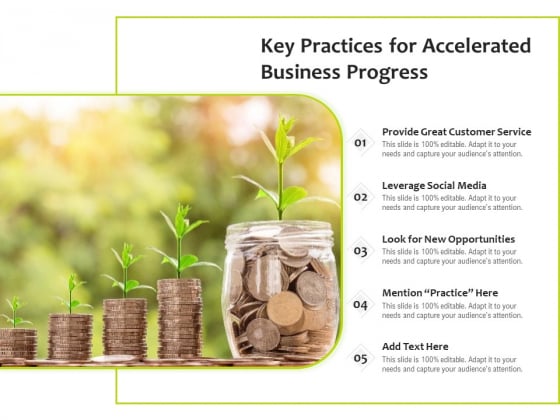 Key Practices For Accelerated Business Progress Ppt PowerPoint Presentation File Graphics Download PDF Key Practices For Accelerated Business Progress Ppt PowerPoint Presentation File Graphics Download PDF