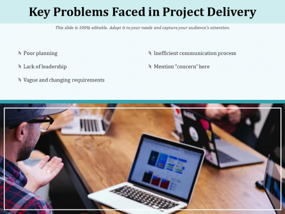 Key Problems Faced In Project Delivery Ppt PowerPoint Presentation Gallery Shapes PDF Key Problems Faced In Project Delivery Ppt PowerPoint Presentation Gallery Shapes PDF