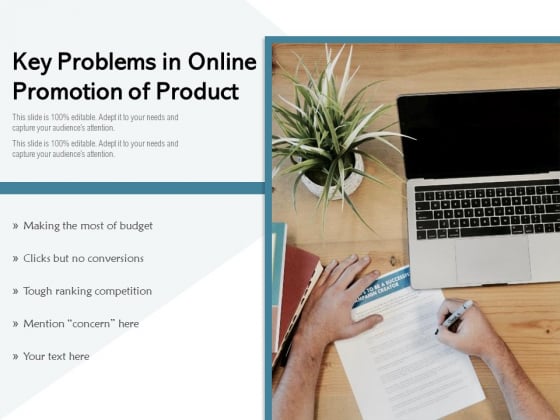Key Problems In Online Promotion Of Product Ppt PowerPoint Presentation Icon Pictures PDF Key Problems In Online Promotion Of Product Ppt PowerPoint Presentation Icon Pictures PDF