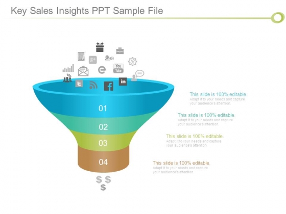 Key Sales Insights Ppt Sample File Key Sales Insights Ppt Sample File