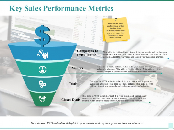Key Sales Performance Metrics Ppt PowerPoint Presentation Infographics Show