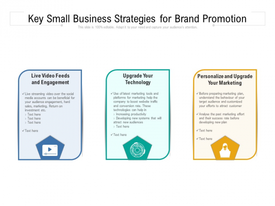 Key Small Business Strategies For Brand Promotion Ppt PowerPoint Presentation File Slide PDF Key Small Business Strategies For Brand Promotion Ppt PowerPoint Presentation File Slide PDF