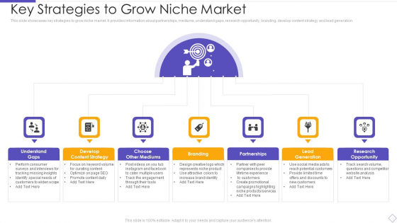 Key Strategies To Grow Niche Market Download PDF Key Strategies To Grow Niche Market Download PDF