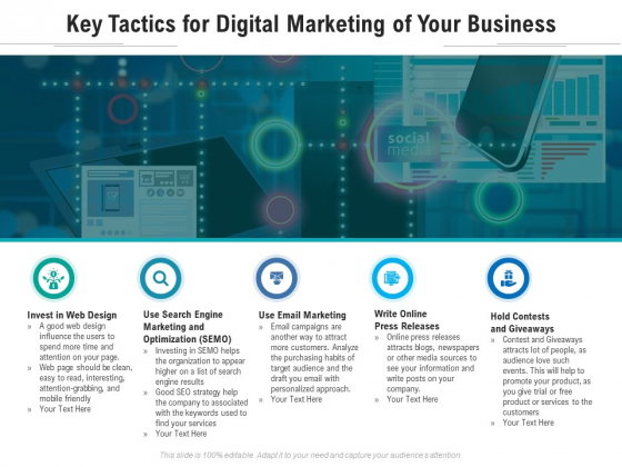 Key Tactics For Digital Marketing Of Your Business Ppt PowerPoint Presentation Gallery Pictures PDF Key Tactics For Digital Marketing Of Your Business Ppt PowerPoint Presentation Gallery Pictures PDF