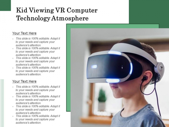 Kid Viewing VR Computer Technology Atmosphere Ppt PowerPoint Presentation Gallery Guide PDF