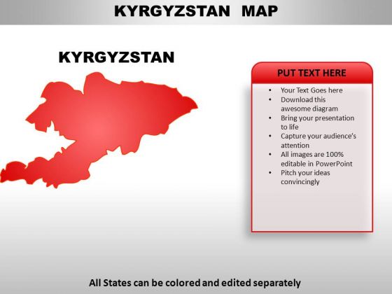 Kyrgztan PowerPoint Maps Kyrgztan PowerPoint Maps