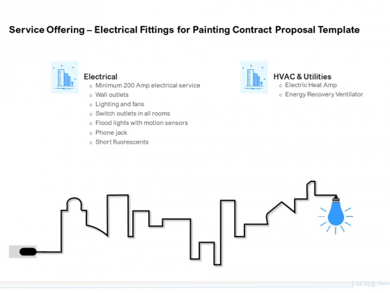 Land Holdings Building Service Offering Electrical Fittings For Painting Contract Proposal Template Designs PDF Land Holdings Building Service Offering Electrical Fittings For Painting Contract Proposal Template Designs PDF