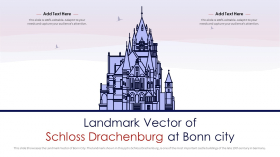 Landmark Vector Of Schloss Drachenburg At Bonn City PowerPoint Presentation PPT Template PDF Landmark Vector Of Schloss Drachenburg At Bonn City PowerPoint Presentation PPT Template PDF