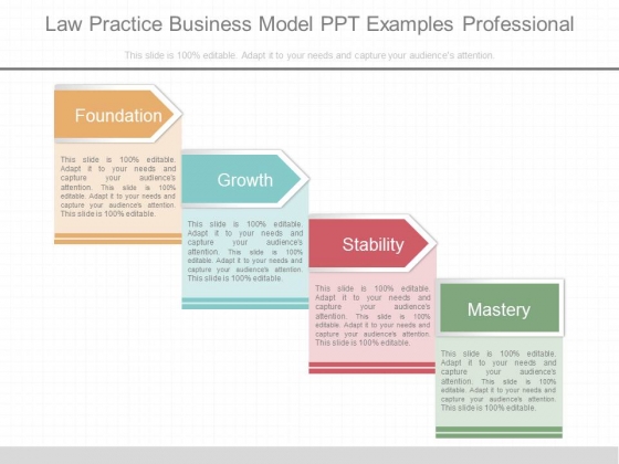 Law Practice Business Model Ppt Examples Professional