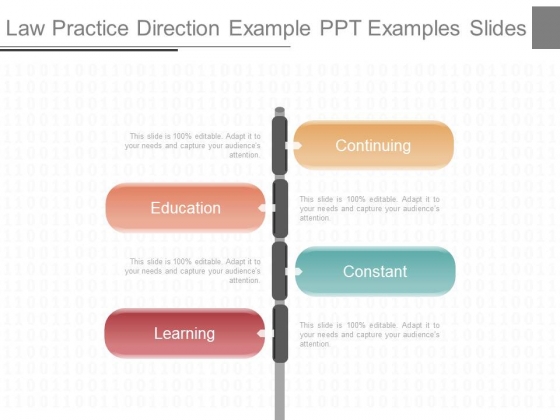 Law Practice Direction Example Ppt Examples Slides