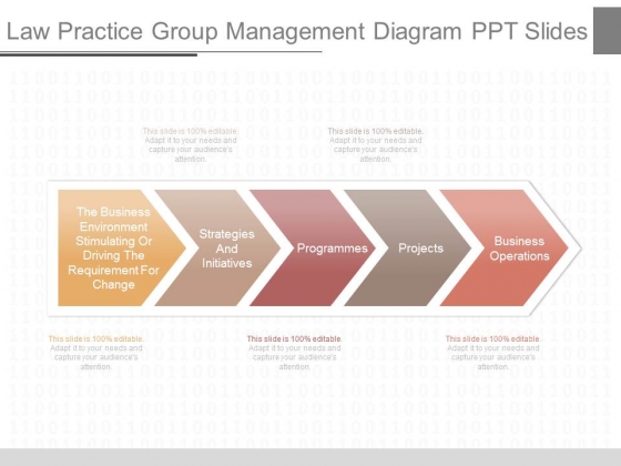 Law Practice Group Management Diagram Ppt Slides