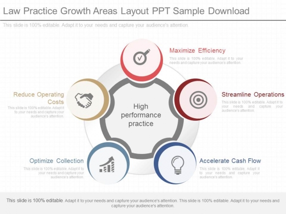 Law Practice Growth Areas Layout Ppt Sample Download