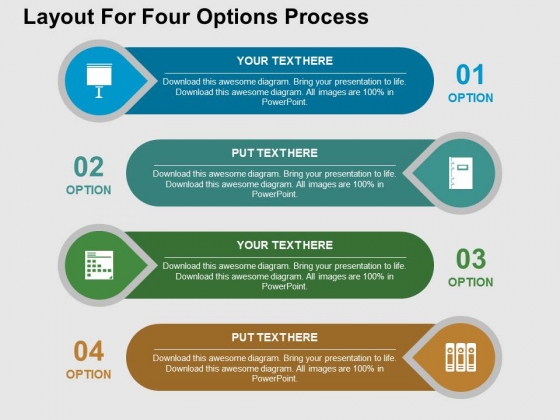 Layout For Four Options Process Powerpoint Templates Layout For Four Options Process Powerpoint Templates