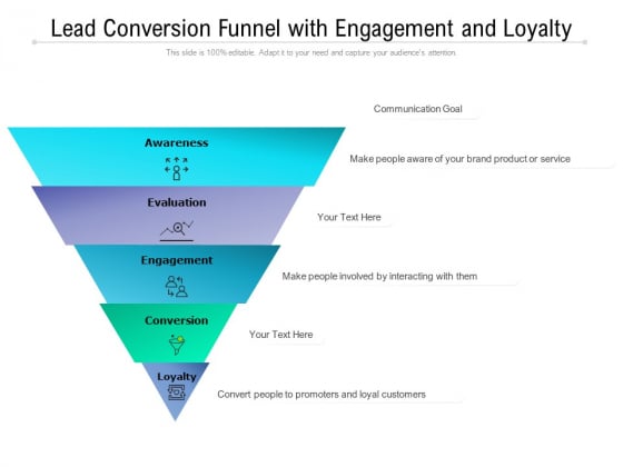 Lead Conversion Funnel With Engagement And Loyalty Ppt PowerPoint Presentation Show Lead Conversion Funnel With Engagement And Loyalty Ppt PowerPoint Presentation Show