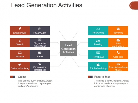 Lead Generation Activities Ppt PowerPoint Presentation Show Layout Lead Generation Activities Ppt PowerPoint Presentation Show Layout