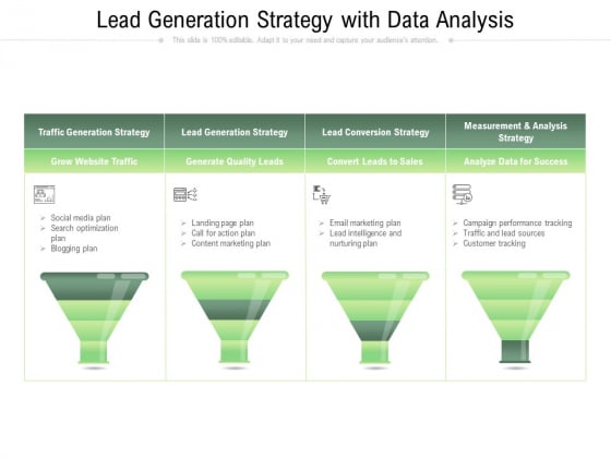 Lead Generation Strategy With Data Analysis Ppt PowerPoint Presentation Gallery Example PDF Lead Generation Strategy With Data Analysis Ppt PowerPoint Presentation Gallery Example PDF
