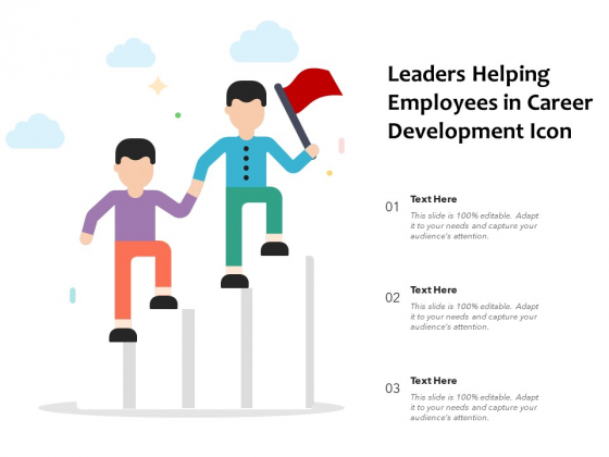 Leaders Helping Employees In Career Development Icon Ppt PowerPoint Presentation File Designs PDF Leaders Helping Employees In Career Development Icon Ppt PowerPoint Presentation File Designs PDF