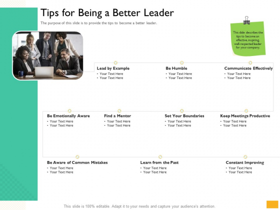 Leaders Vs Managers Tips For Being A Better Leader Ppt Infographic Template Design Templates PDF Leaders Vs Managers Tips For Being A Better Leader Ppt Infographic Template Design Templates PDF