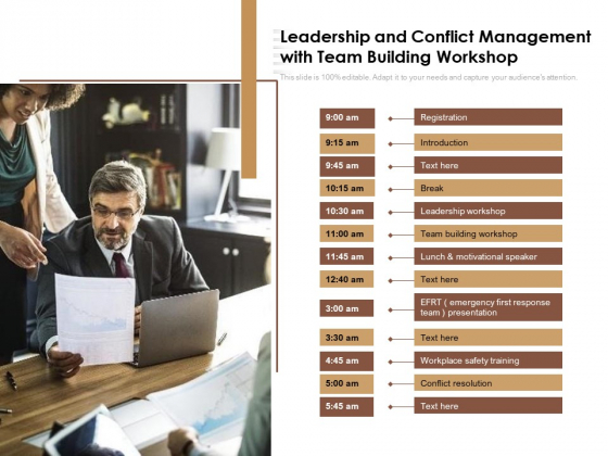 Leadership And Conflict Management With Team Building Workshop Ppt PowerPoint Presentation File Objects PDF Leadership And Conflict Management With Team Building Workshop Ppt PowerPoint Presentation File Objects PDF