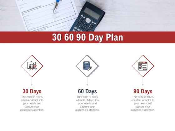 Leadership And Management 30 60 90 Day Plan Portrait PDF