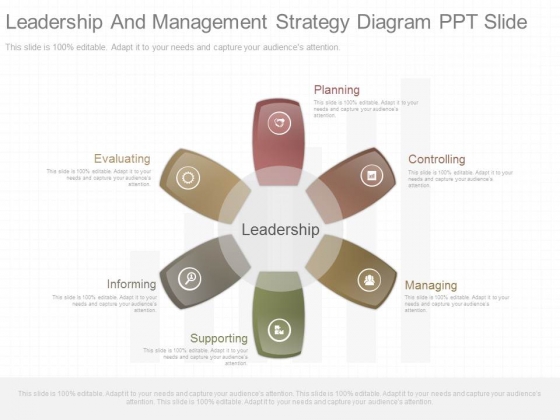Leadership And Management Strategy Diagram Ppt Slide Leadership And Management Strategy Diagram Ppt Slide