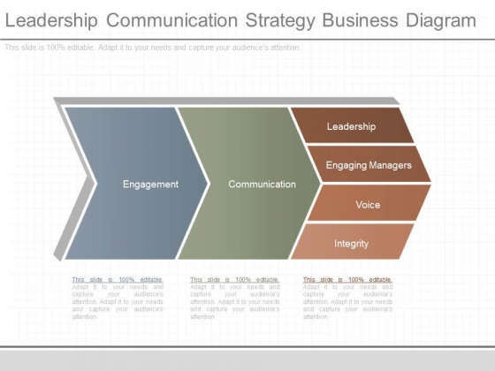 Leadership Communication Strategy Business Diagram Leadership Communication Strategy Business Diagram