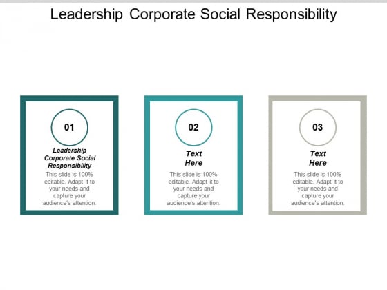 Leadership Corporate Social Responsibility Ppt PowerPoint Presentation Outline Show Cpb Leadership Corporate Social Responsibility Ppt PowerPoint Presentation Outline Show Cpb