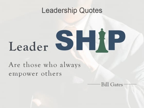leadership quotes template 3 ppt powerpoint presentation diagrams
