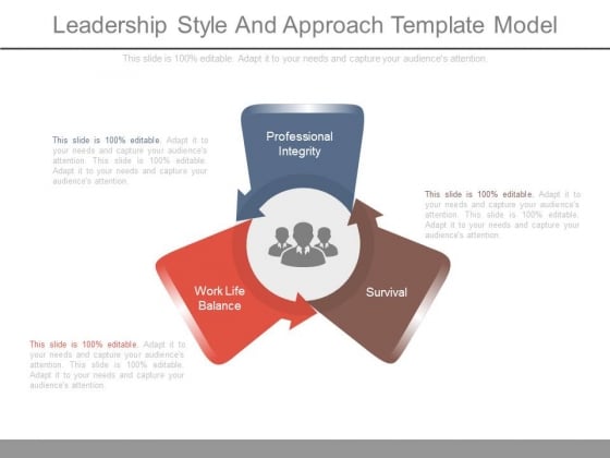 Leadership Style And Approach Template Model