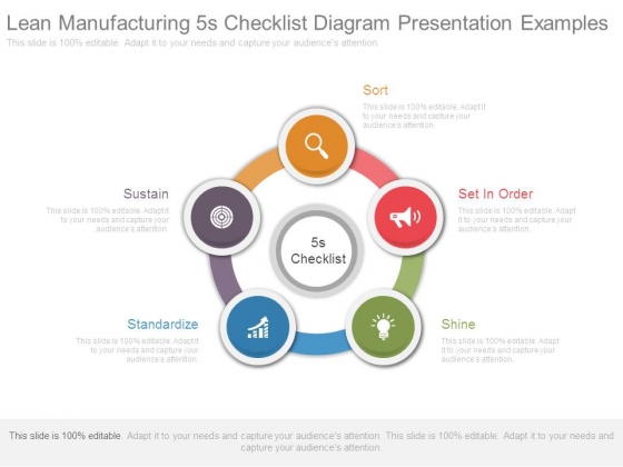 Lean Manufacturing 5s Checklist Diagram Presentation Examples Lean Manufacturing 5s Checklist Diagram Presentation Examples